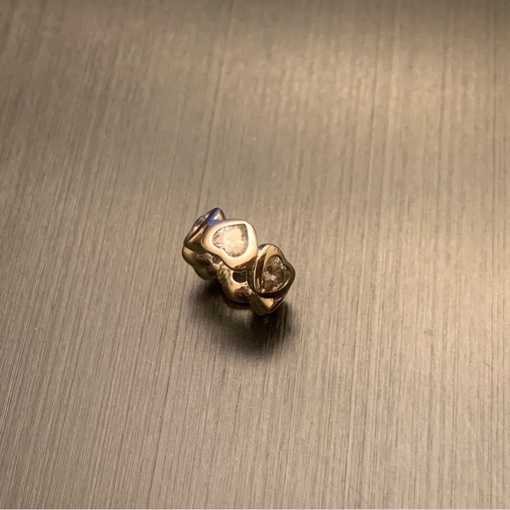 Authentic Pandora Space In My Heart Spacer Charm